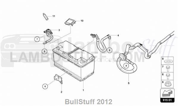 2015 Lamborghini HURACAN ZHONG 600-4 COUPE ENGLAND BATTERY (915.01.00)
